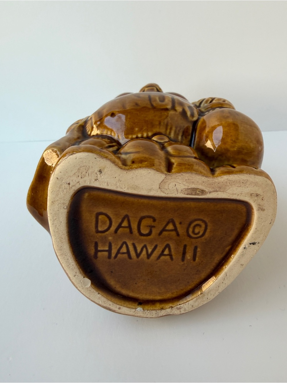 Tanuki TIKI Mug Lucky Fertility Japanese Raccoon Cocktail Tanaka of Tokyo Hawaii - Picture 6 of 6